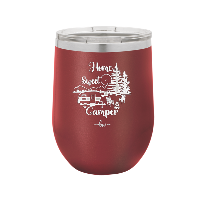 Home Sweet Camper - Laser Engraved Stainless Steel Drinkware - 1553 -