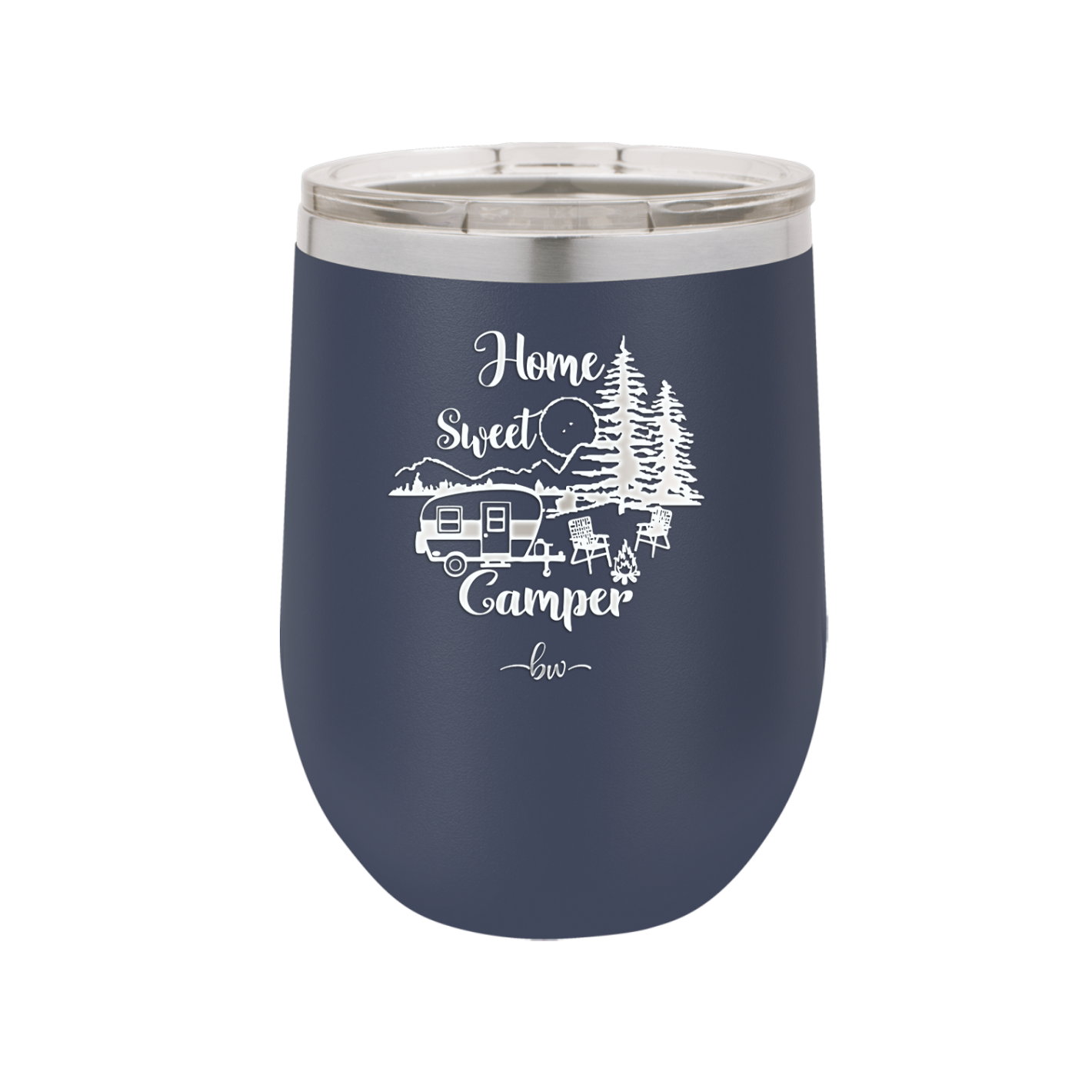 Home Sweet Camper - Laser Engraved Stainless Steel Drinkware - 1553 -