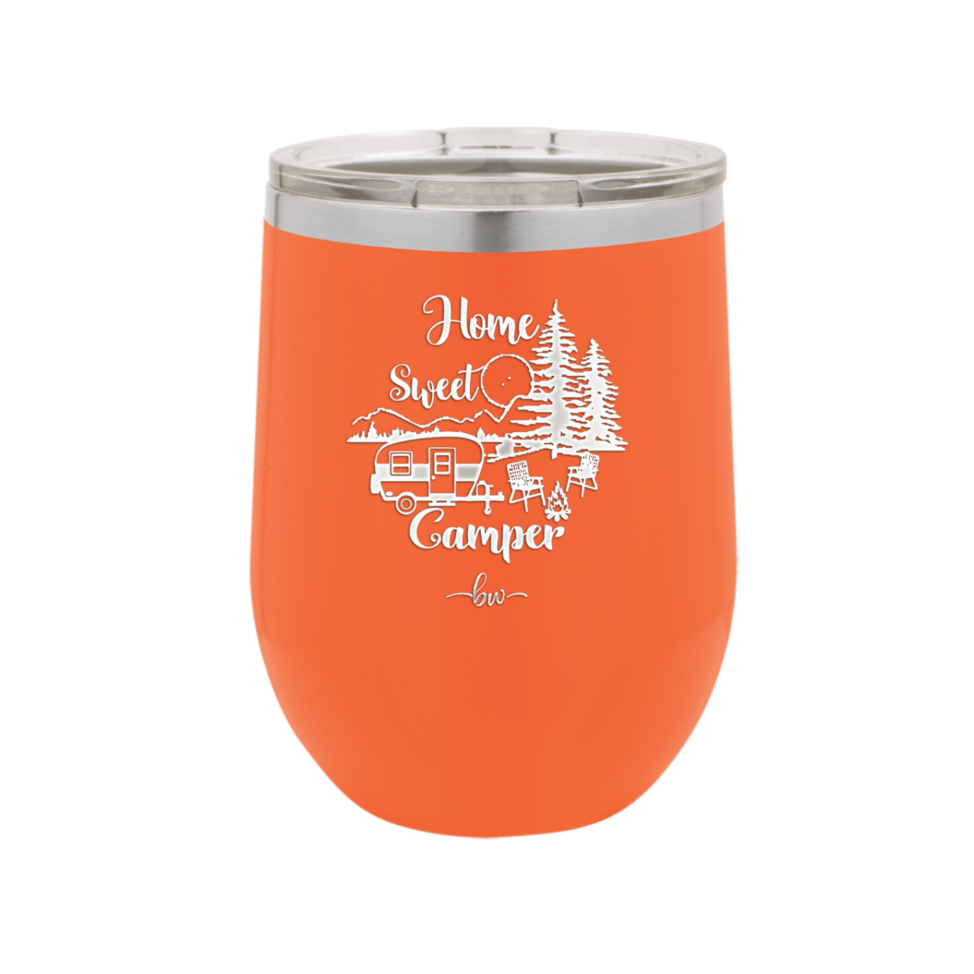 Home Sweet Camper - Laser Engraved Stainless Steel Drinkware - 1553 -