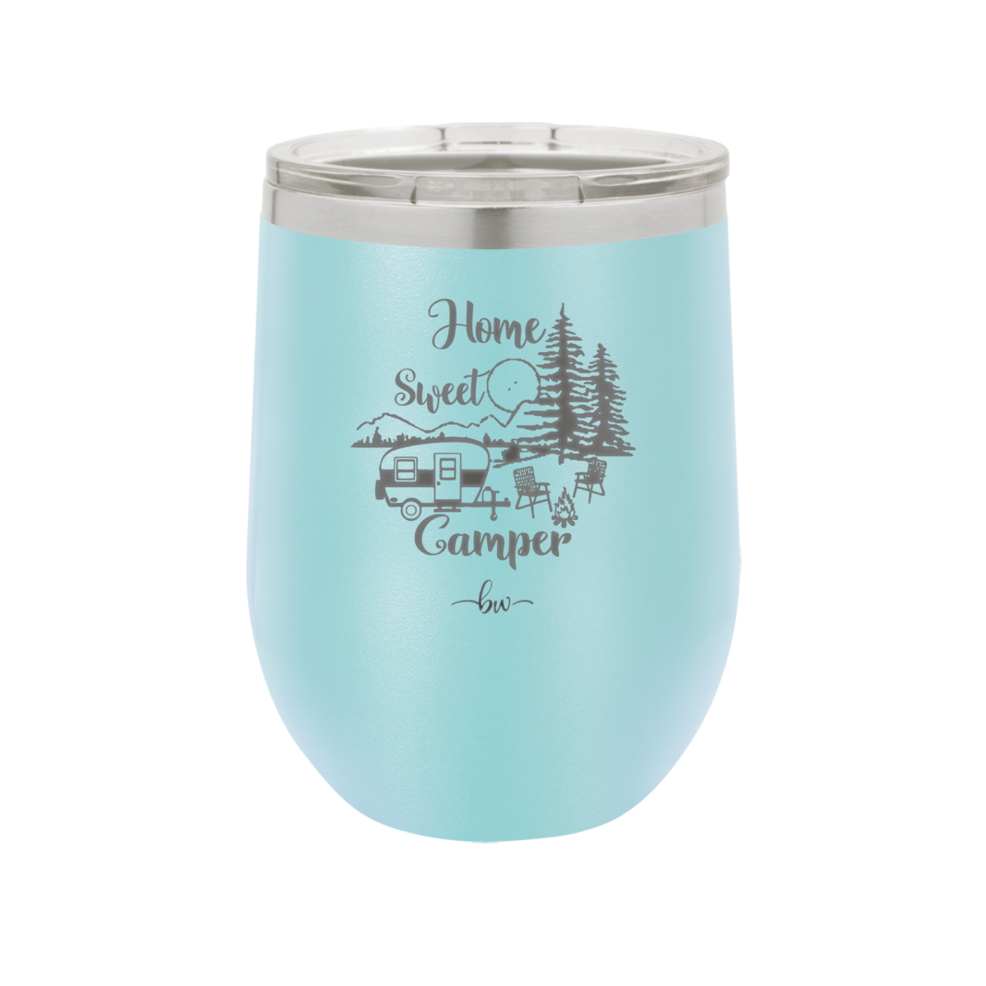 Home Sweet Camper - Laser Engraved Stainless Steel Drinkware - 1553 -