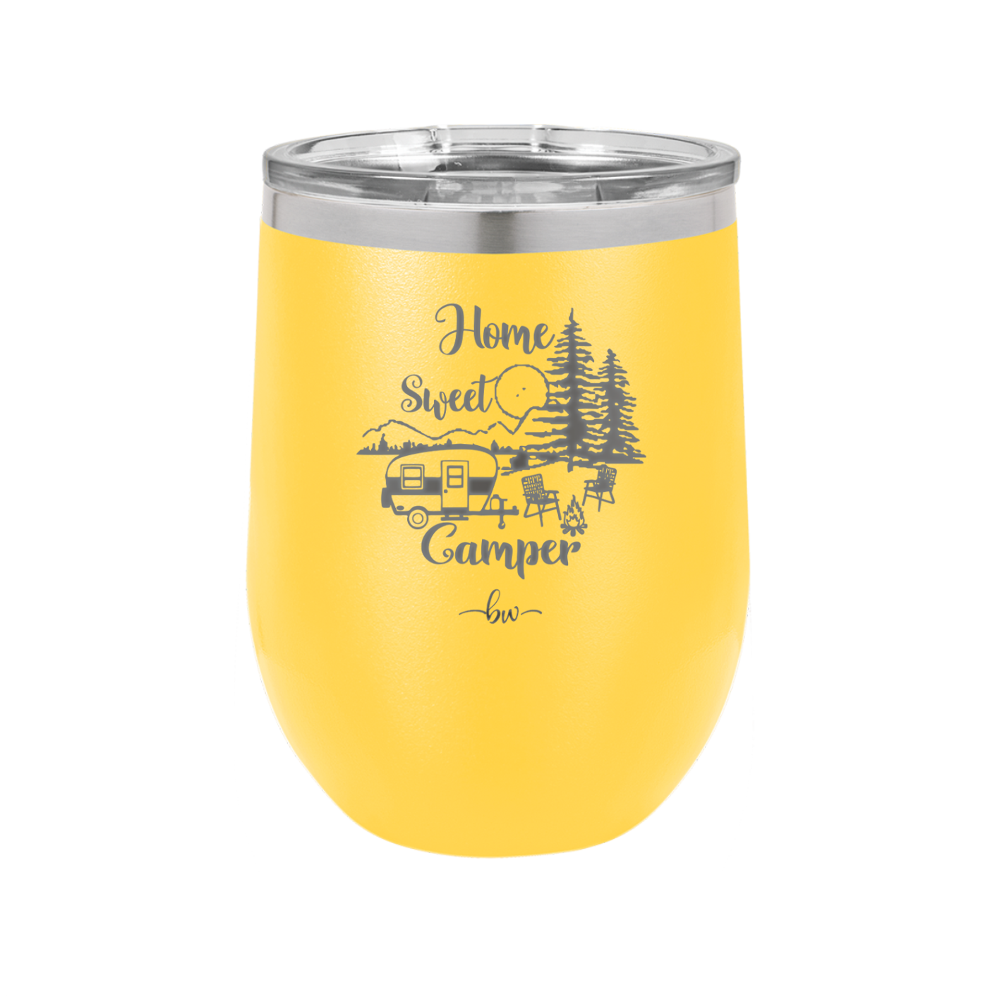 Home Sweet Camper - Laser Engraved Stainless Steel Drinkware - 1553 -