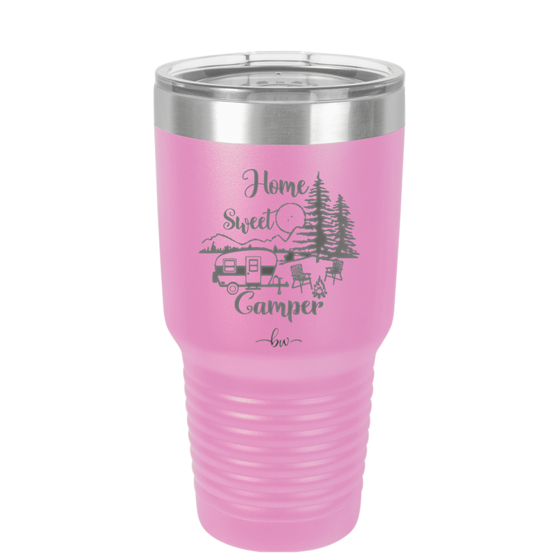 Home Sweet Camper - Laser Engraved Stainless Steel Drinkware - 1553 -