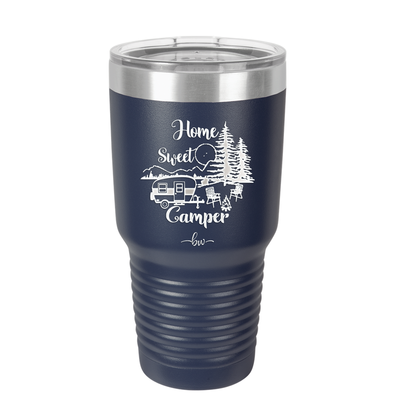Home Sweet Camper - Laser Engraved Stainless Steel Drinkware - 1553 -