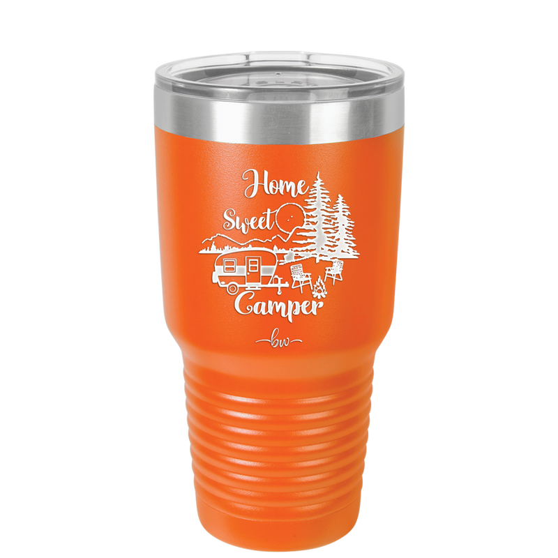Home Sweet Camper - Laser Engraved Stainless Steel Drinkware - 1553 -