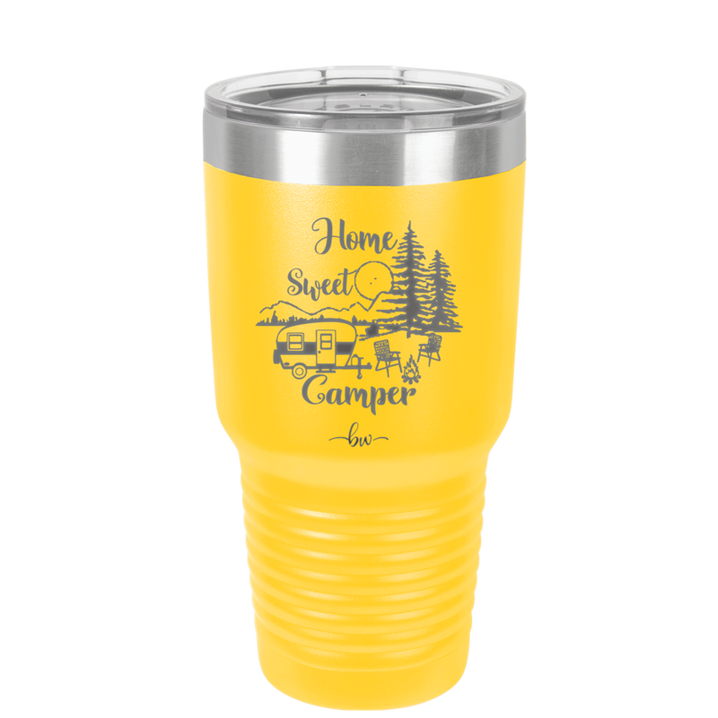 Home Sweet Camper - Laser Engraved Stainless Steel Drinkware - 1553 -
