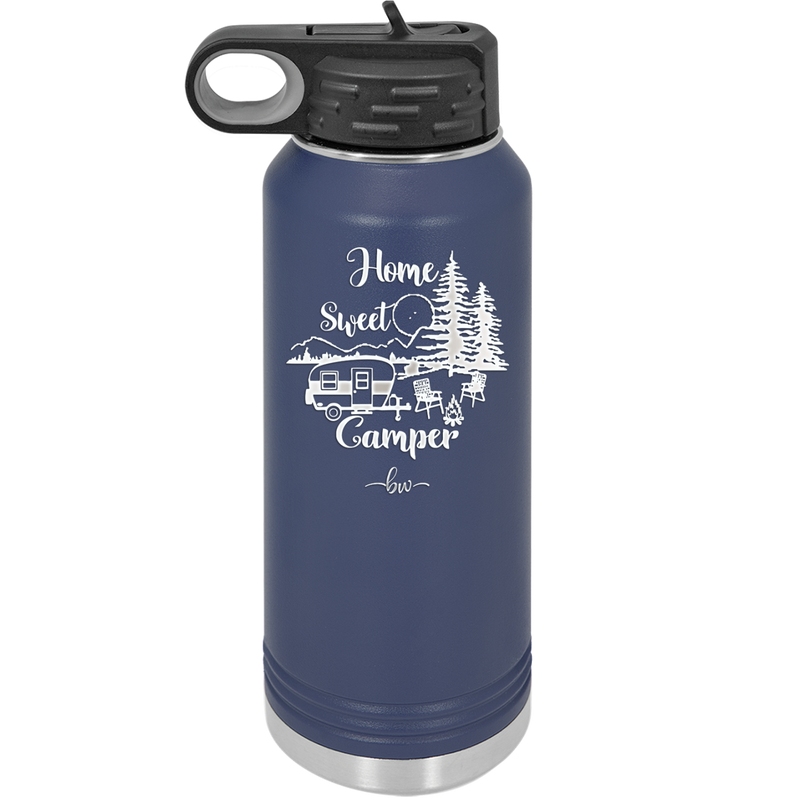 Home Sweet Camper - Laser Engraved Stainless Steel Drinkware - 1553 -