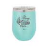 My Happy Place Cabin - Laser Engraved Stainless Steel Drinkware - 1554 -
