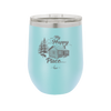 My Happy Place Cabin - Laser Engraved Stainless Steel Drinkware - 1554 -