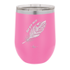 Love You More with Feather - Laser Engraved Stainless Steel Drinkware - 1556 -
