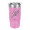Love You More with Feather - Laser Engraved Stainless Steel Drinkware - 1556 -