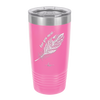Love You More with Feather - Laser Engraved Stainless Steel Drinkware - 1556 -
