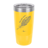 Love You More with Feather - Laser Engraved Stainless Steel Drinkware - 1556 -