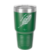 Love You More with Feather - Laser Engraved Stainless Steel Drinkware - 1556 -