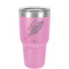 Love You More with Feather - Laser Engraved Stainless Steel Drinkware - 1556 -