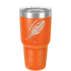 Love You More with Feather - Laser Engraved Stainless Steel Drinkware - 1556 -