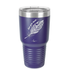 Love You More with Feather - Laser Engraved Stainless Steel Drinkware - 1556 -