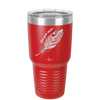Love You More with Feather - Laser Engraved Stainless Steel Drinkware - 1556 -