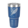 Love You More with Feather - Laser Engraved Stainless Steel Drinkware - 1556 -