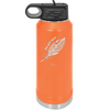 Love You More with Feather - Laser Engraved Stainless Steel Drinkware - 1556 -