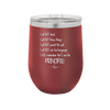 I Will Not Throw Things, I am the Principal - Laser Engraved Stainless Steel Drinkware - 1558 -