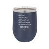I Will Not Throw Things, I am the Principal - Laser Engraved Stainless Steel Drinkware - 1558 -