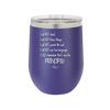 I Will Not Throw Things, I am the Principal - Laser Engraved Stainless Steel Drinkware - 1558 -