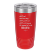 I Will Not Throw Things, I am the Principal - Laser Engraved Stainless Steel Drinkware - 1558 -