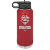 I'm a Teacher, what is Your Superpower? Superman - Laser Engraved Stainless Steel Drinkware - 1559 -