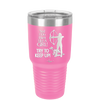 Yes I Do Hunt Like a Girl Bow - Laser Engraved Stainless Steel Drinkware - 1561 -