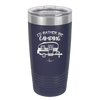 I'd Rather Be Camping - Laser Engraved Stainless Steel Drinkware - 1562 -