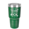 I'd Rather Be Camping - Laser Engraved Stainless Steel Drinkware - 1562 -