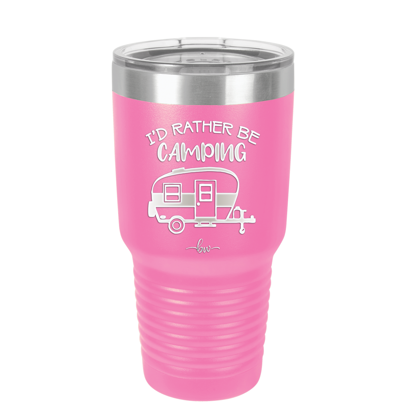 I'd Rather Be Camping - Laser Engraved Stainless Steel Drinkware - 1562 -