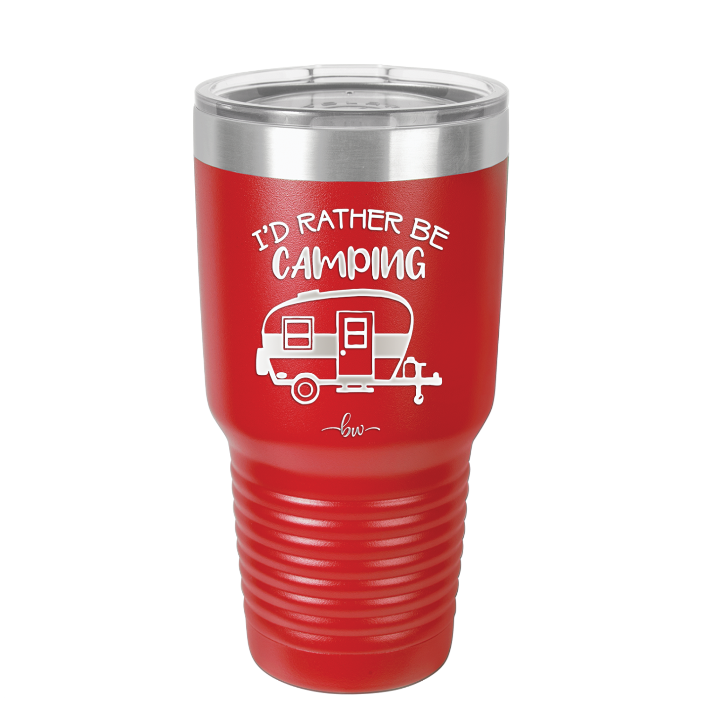 I'd Rather Be Camping - Laser Engraved Stainless Steel Drinkware - 1562 -