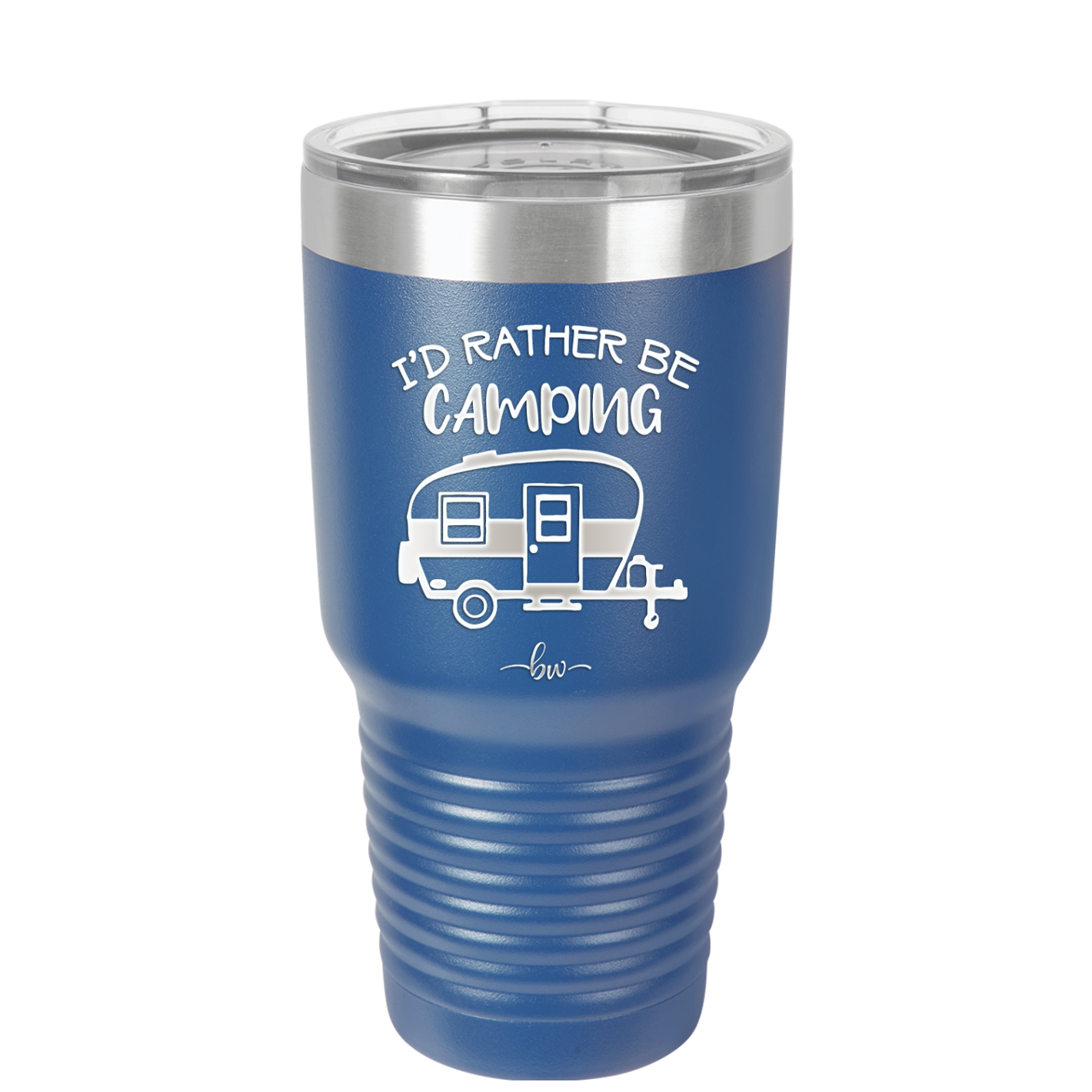 I'd Rather Be Camping - Laser Engraved Stainless Steel Drinkware - 1562 -