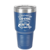 I'd Rather Be Camping - Laser Engraved Stainless Steel Drinkware - 1562 -