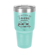 I'd Rather Be Camping - Laser Engraved Stainless Steel Drinkware - 1562 -
