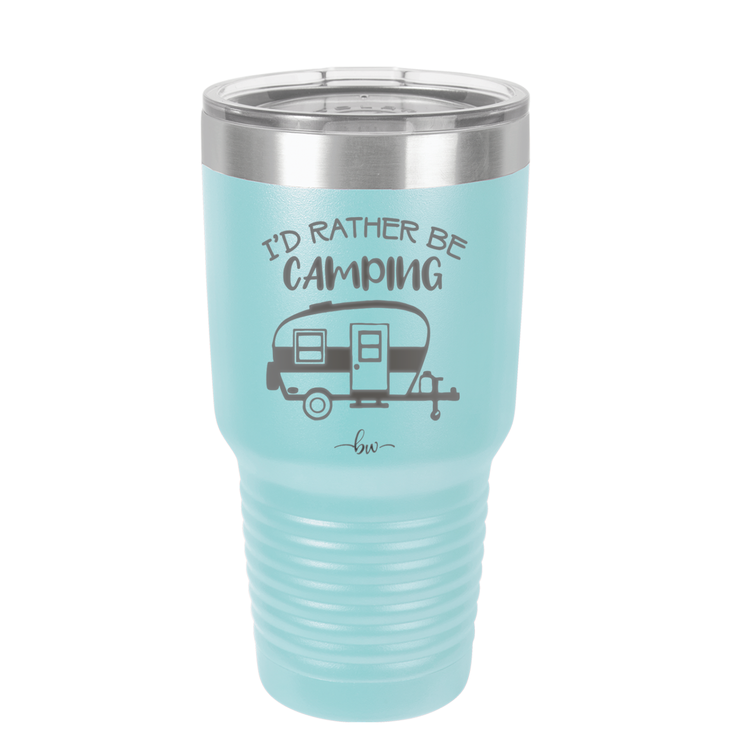 I'd Rather Be Camping - Laser Engraved Stainless Steel Drinkware - 1562 -
