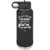 I'd Rather Be Camping - Laser Engraved Stainless Steel Drinkware - 1562 -