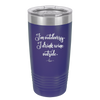 I'm Outdoorsy. I Drink Wine Outside - Laser Engraved Stainless Steel Drinkware - 1563 -