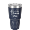 I'm Outdoorsy. I Drink Wine Outside - Laser Engraved Stainless Steel Drinkware - 1563 -