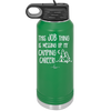 This Job Thing is Messing Up My Camping Career - Laser Engraved Stainless Steel Drinkware - 1564 -