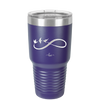 Infinity Symbol with Birds - Laser Engraved Stainless Steel Drinkware - 1566 -