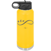 Infinity Symbol with Birds - Laser Engraved Stainless Steel Drinkware - 1566 -
