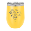 Love You to the Moon and Back - Laser Engraved Stainless Steel Drinkware - 1570 -