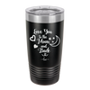 Love You to the Moon and Back - Laser Engraved Stainless Steel Drinkware - 1570 -