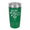 Love You to the Moon and Back - Laser Engraved Stainless Steel Drinkware - 1570 -