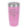 Love You to the Moon and Back - Laser Engraved Stainless Steel Drinkware - 1570 -