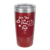Love You to the Moon and Back - Laser Engraved Stainless Steel Drinkware - 1570 -