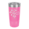 Love You to the Moon and Back - Laser Engraved Stainless Steel Drinkware - 1570 -