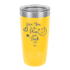 Love You to the Moon and Back - Laser Engraved Stainless Steel Drinkware - 1570 -